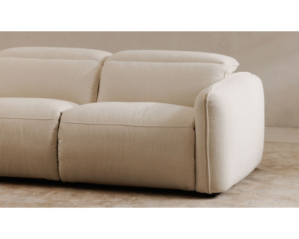 Moe's Eli Contemporary Sofa - Warm White