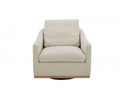 Moe's - Linden Rustic Swivel Chair