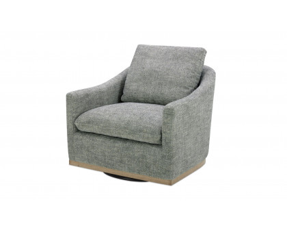 Moe's Linden Rustic Swivel Chair - Slated Moss