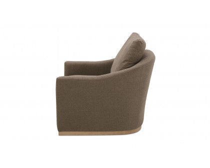 Moe's Linden Rustic Swivel Chair - Soft Taupe