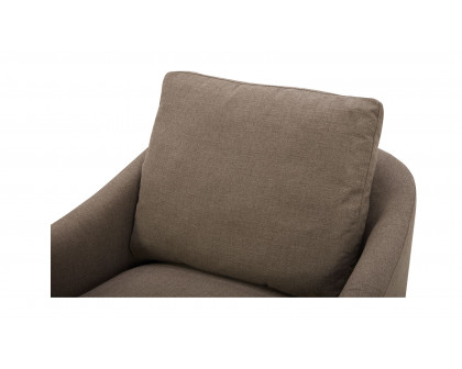 Moe's Linden Rustic Swivel Chair - Soft Taupe