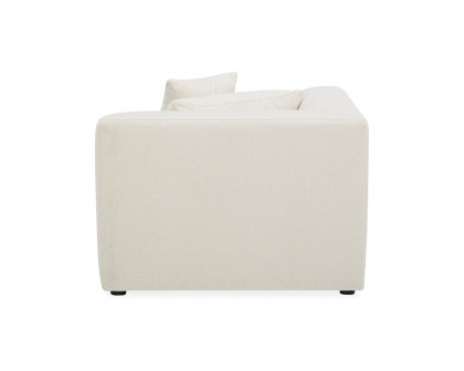 Moe's Lowtide Contemporary Corner Chair - Warm White