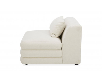 Moe's Lowtide Contemporary Slipper Chair - Warm White