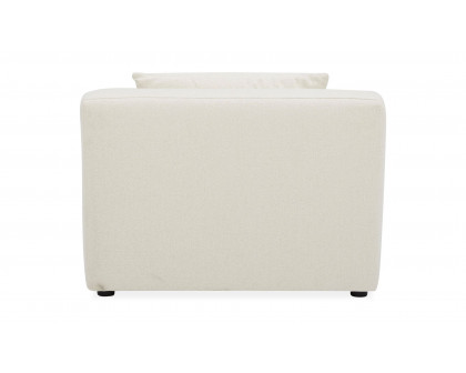 Moe's Lowtide Contemporary Slipper Chair - Warm White