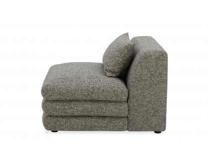 Moe's Lowtide Contemporary Slipper Chair - Stone Tweed