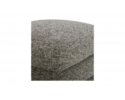 Moe's Lowtide Contemporary Straight Ottoman - Stone Tweed