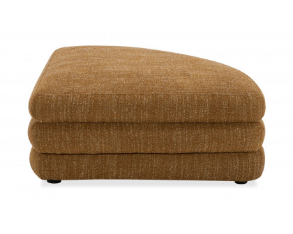 Moe's Lowtide Contemporary Curved Ottoman - Amber Glow