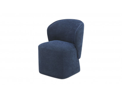 Moe's Larson Contemporary Dining Chair - Navy Blue