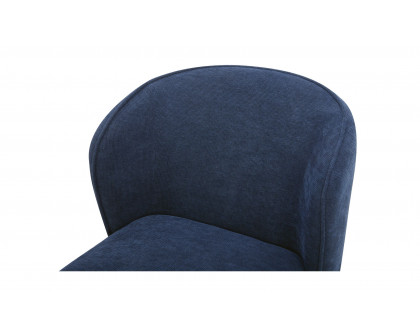 Moe's Larson Contemporary Dining Chair - Navy Blue