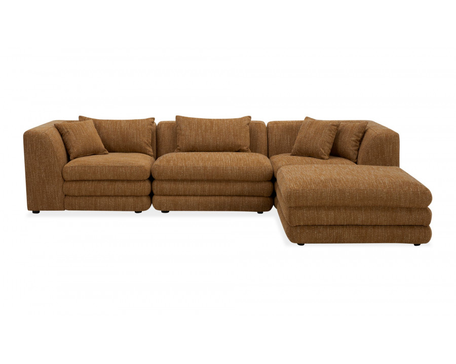 Moe's Lowtide Lounge Contemporary Sectional - Amber Glow