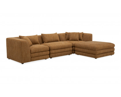 Moe's Lowtide Lounge Contemporary Sectional - Amber Glow