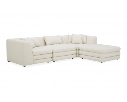 Moe's Lowtide Lounge Contemporary Sectional - Warm White