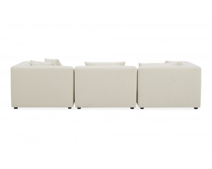 Moe's Lowtide Lounge Contemporary Sectional - Warm White