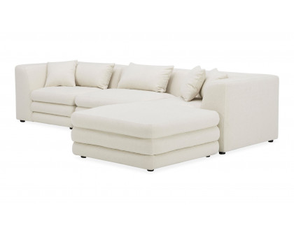 Moe's Lowtide Lounge Contemporary Sectional - Warm White