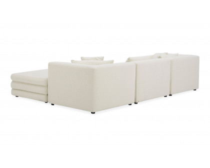 Moe's Lowtide Lounge Contemporary Sectional - Warm White