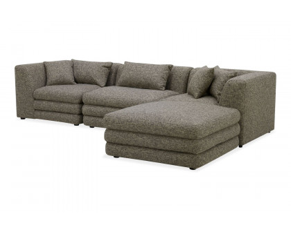 Moe's Lowtide Lounge Contemporary Modular Sectional - Stone Tweed