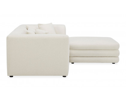 Moe's Lowtide Nook Contemporary Sectional - Warm White