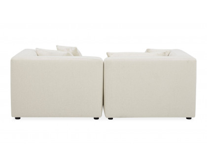 Moe's Lowtide Nook Contemporary Sectional - Warm White