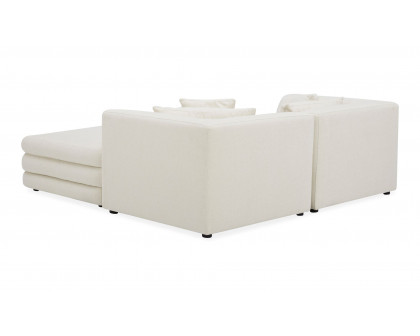 Moe's Lowtide Nook Contemporary Sectional - Warm White