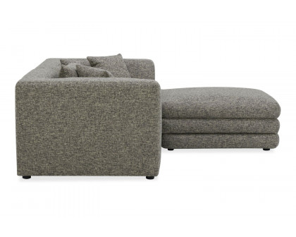 Moe's Lowtide Nook Contemporary Modular Sectional - Stone Tweed