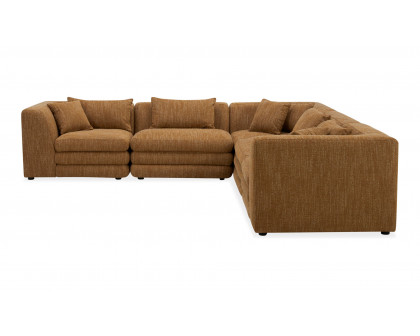 Moe's Lowtide Classic L Contemporary Sectional - Amber Glow