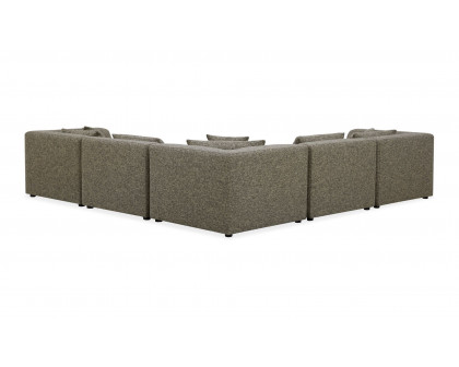 Moe's Lowtide Classic-L Contemporary Modular Sectional - Stone Tweed