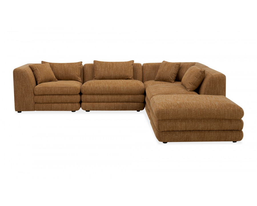 Moe's Lowtide Dream Contemporary Sectional - Amber Glow