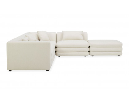 Moe's Lowtide Dream Contemporary Sectional - Warm White