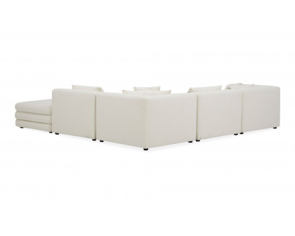 Moe's Lowtide Dream Contemporary Sectional - Warm White