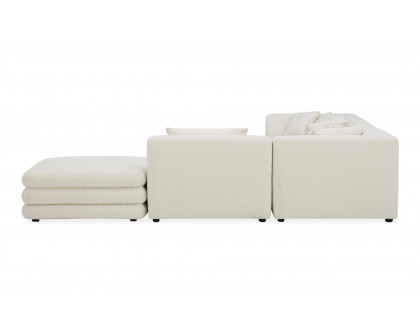 Moe's Lowtide Dream Contemporary Sectional - Warm White