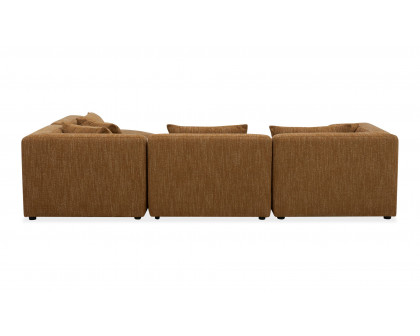 Moe's Lowtide Alcove Contemporary Sectional - Amber Glow