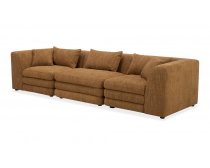 Moe's Lowtide Contemporary Sofa - Amber Glow