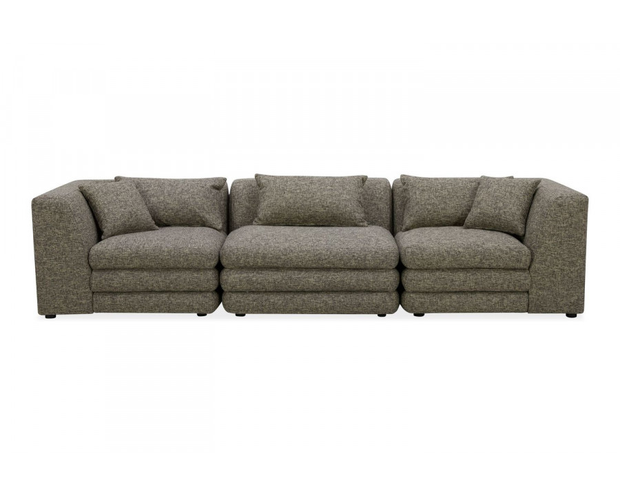 Moe's Lowtide Contemporary Modular Sofa - Stone Tweed