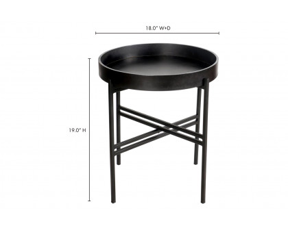 Moe's - Ace Side Table in Black