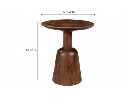 Moe's Nels End Table - Dark Brown