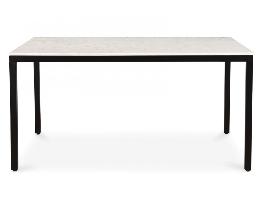 Moe's - Parson Marble Dining Table in Black