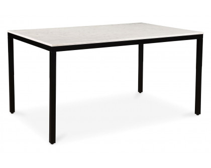 Moe's - Parson Marble Dining Table in Black