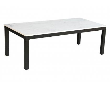 Moe's - Parson Coffee Table in White