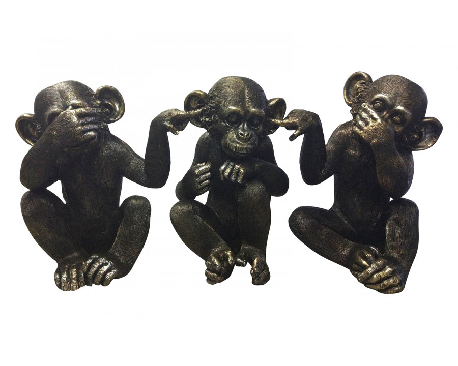 Moe's - He Did It Chimps Set of 3