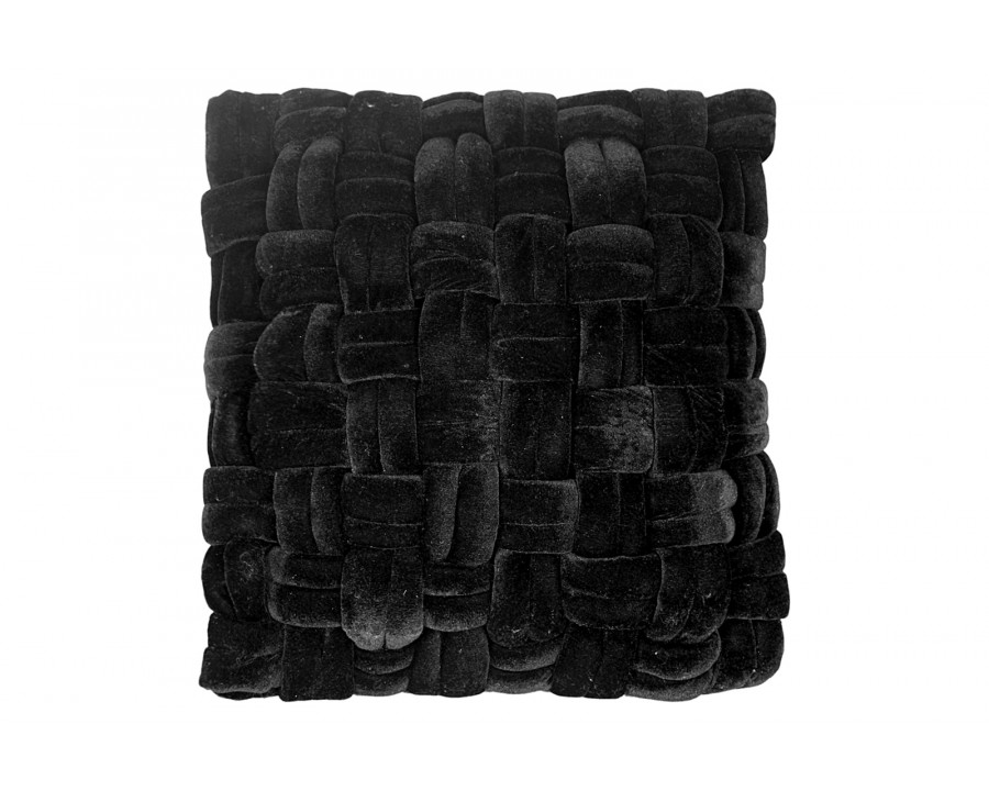 Moe's - Pj Velvet Pillow in Black