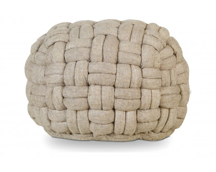 Moe's Bronya Pouf - Light Brown