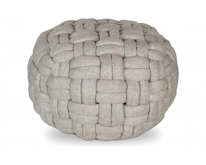 Moe's Bronya Pouf - Light Gray