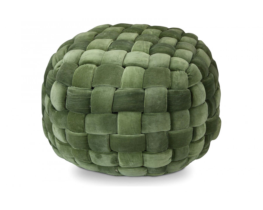 Moe's Jazzy Pouf - Chartreuse