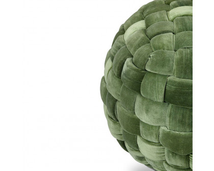 Moe's Jazzy Pouf - Chartreuse