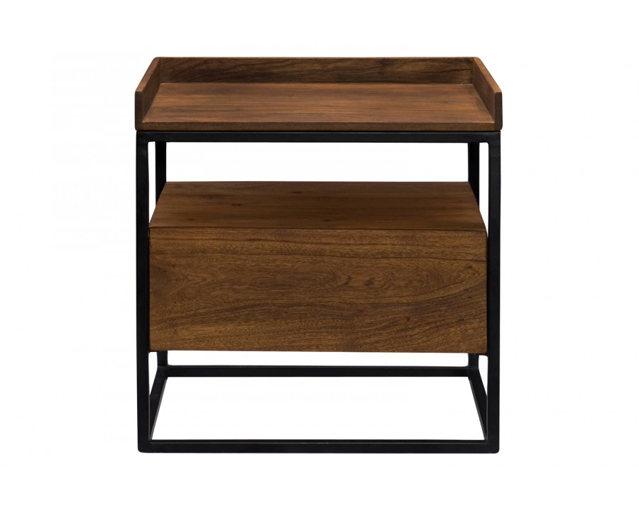 Moe's - Vancouver Side Table in Brown