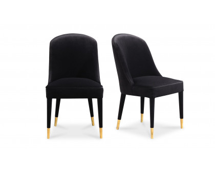 Moe's Liberty Contemporary Dining Chair Set of 2 - Black