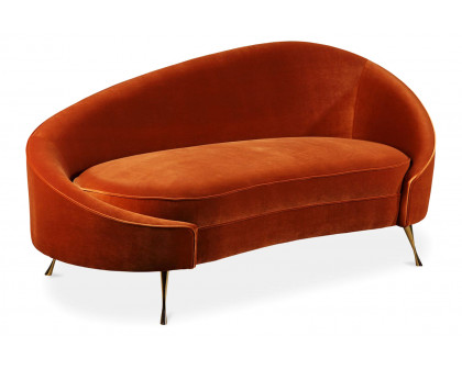 Moe's Abigail Chaise - Orange