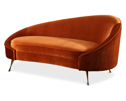 Moe's Abigail Chaise - Orange