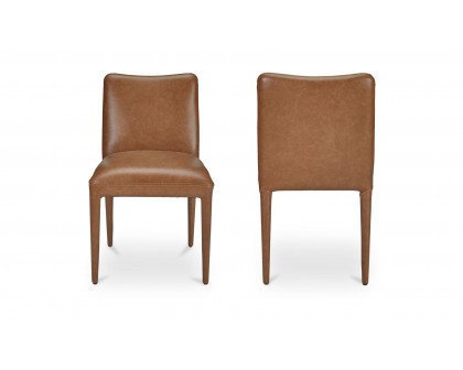 Moe's Calla Contemporary Dining Chair Set of 2 - Brown