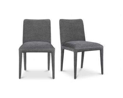 Moe's Calla Contemporary Dining Chair Set of 2 - Dark Gray